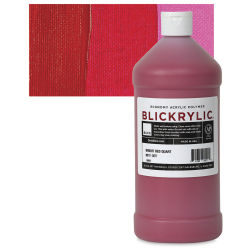 Blickrylic Student Acrylics - Bright Red, Quart