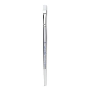 Open in modal - Silver Brush Silverwhite Synthetic Brush - Bright, Short Handle, Size 10