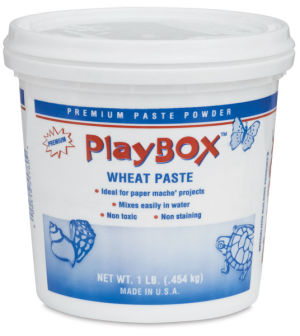 Playbox Wheat Paste - Front of 1lb Bucket shown