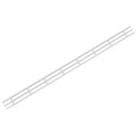 Plastruct Styrene Structural Hand Rails - 1:48 Scale, 1-5/16" H x 2-1/4" W x 24" L