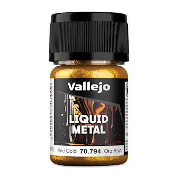 Open in modal - Vallejo Liquid Metal Alcohol Paint - Red Gold, 35 ml