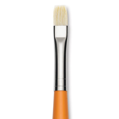 Isabey Chungking Interlocking Bristle Brush - Bright, Long Handle, Size 4