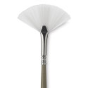 Escoda Perla Toray White Synthetic Brush - Long Handle, Size 2