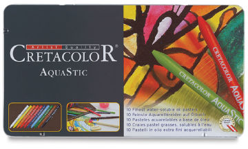 Cretacolor AquaStics - Front of package of 10 Assorted Colors