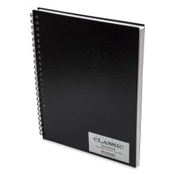 Cachet Classic Wirebound Black Cover Sketchbook - 12" x 9", 80 Sheets
