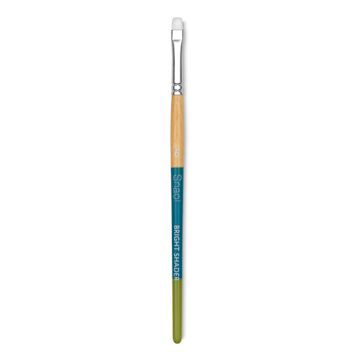 Open in modal - Princeton Snap! White Taklon Brush - Bright Shader, Short Handle, Size 6