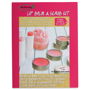 Life of the Party Lip Balm and Scrub Kit - Front of package
