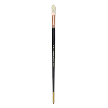 Open in modal - Blick Masterstroke Interlocking Bristle Brush - Filbert, Long Handle, Size 6