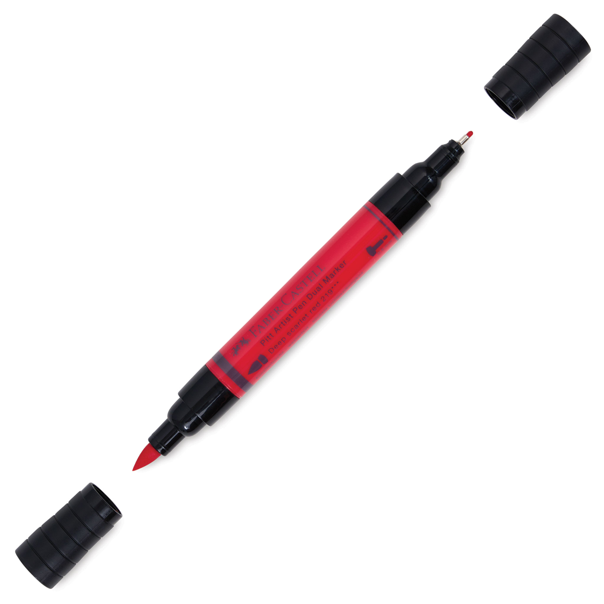 Faber-Castell Pitt Artist Pen Dual Tip Marker - Deep Scarlet Red