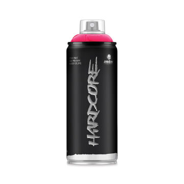 MTN Hardcore 2 Spray Paint - Spray Can of Akari Red shown uncapped
