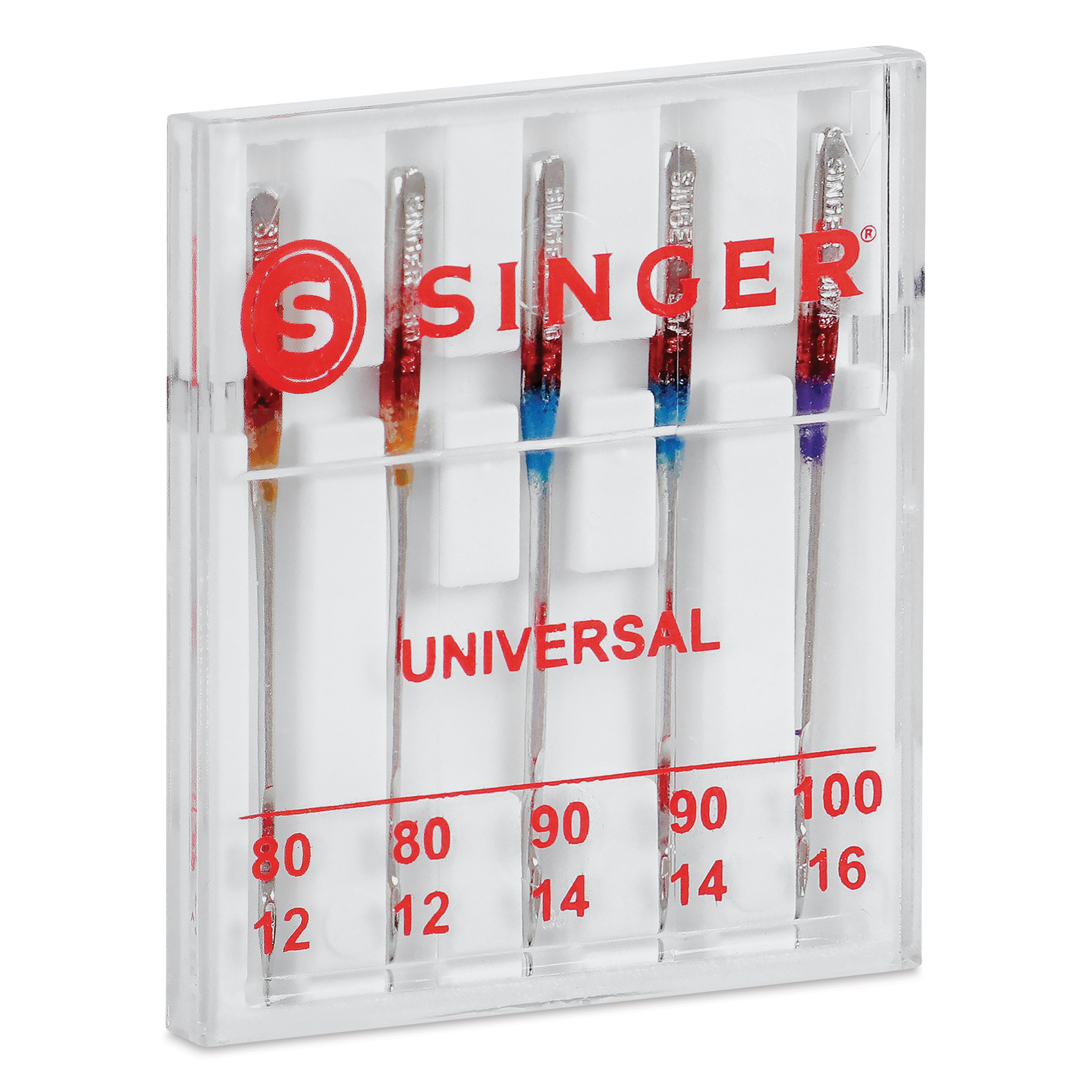 Singer Sewing Machine Needles - Universal, Assorted, Pkg of 5
