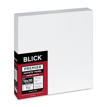 Open in modal - Blick Premier Artists' Panel - Gallery Cradle, 1-1/2", 10" x 10" front side view