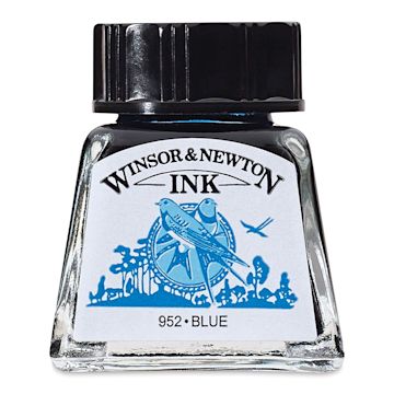 Open in modal - Winsor & Newton Drawing Ink - Blue, 14 ml