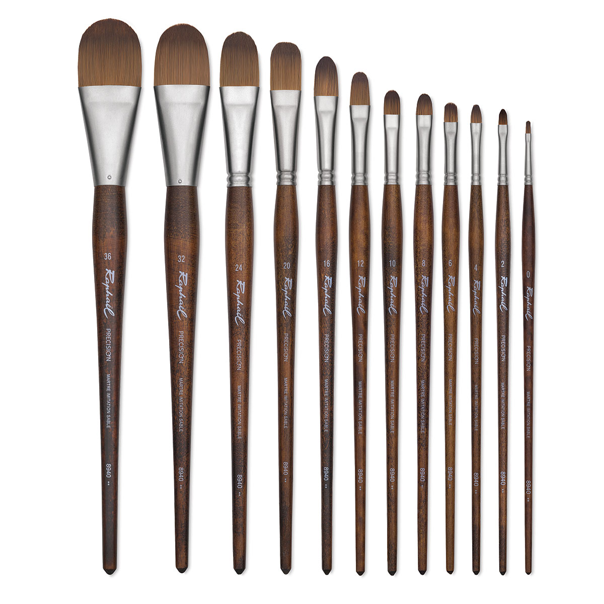 Raphael Travel Brush 4-Piece Set of Precision Mini Brushes - 20720082