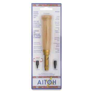 Open in modal - Aitoh Hand Paper Drill Set, front of package