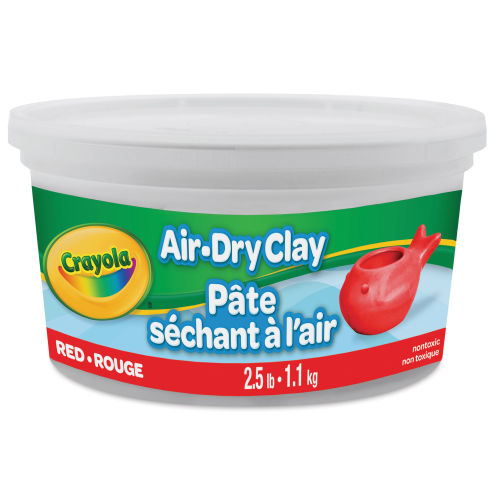  Crayola Air Dry Clay (5lb Bucket), Natural White