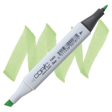 Copic Classic Marker - Salad YG05 swatch and marker