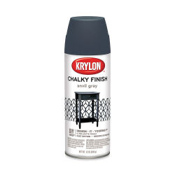 Krylon Chalky Finish Spray Paint - Anvil Gray