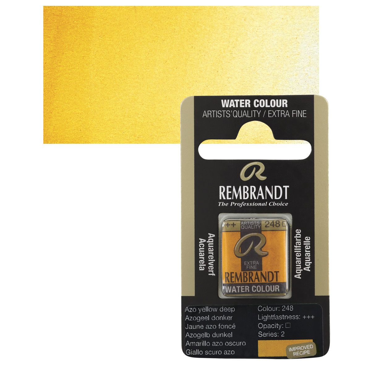 Rembrandt Watercolor Half-Pan Mono Pigmented Tin Set of 12