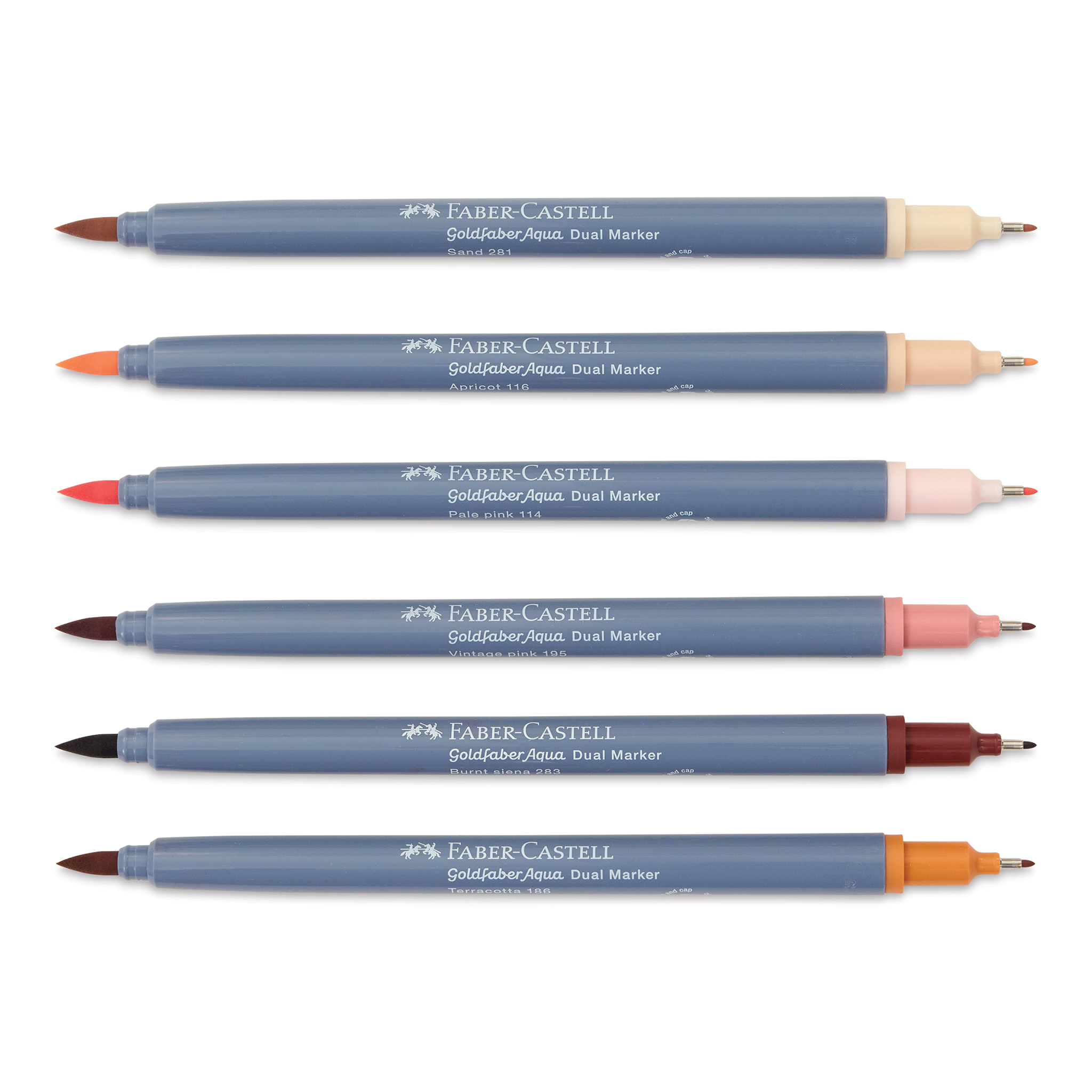Faber-Castell Goldfaber Aqua Dual Markers - Assorted, Set of 12