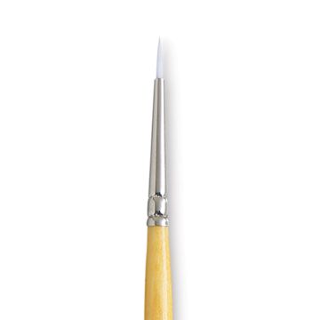 Open in modal - Princeton Snap! White Taklon Brush - Round, Short Handle, Size 2/0