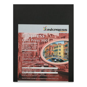 Inkpress Cold Press 300 Paper - 8-1/2" x 11, 300 gsm
