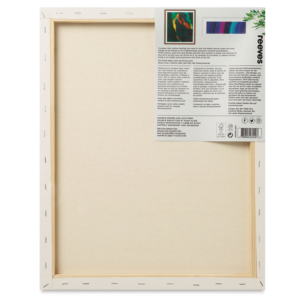 Reeves Cotton Stretched Canvas | BLICK Art Materials