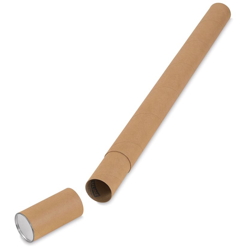 Uline Kraft Telescopic Mailing Tube 3" x 43" BLICK Art Materials
