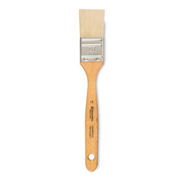 Open in modal - Escoda Clasico Chungking White Bristle Brush - Mottler, Size 15