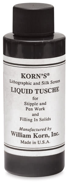 Korn's Liquid Tusche - Front of bottle shown
