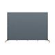 Screenflex Light-Duty 5 Panel Divider front view in Lake color