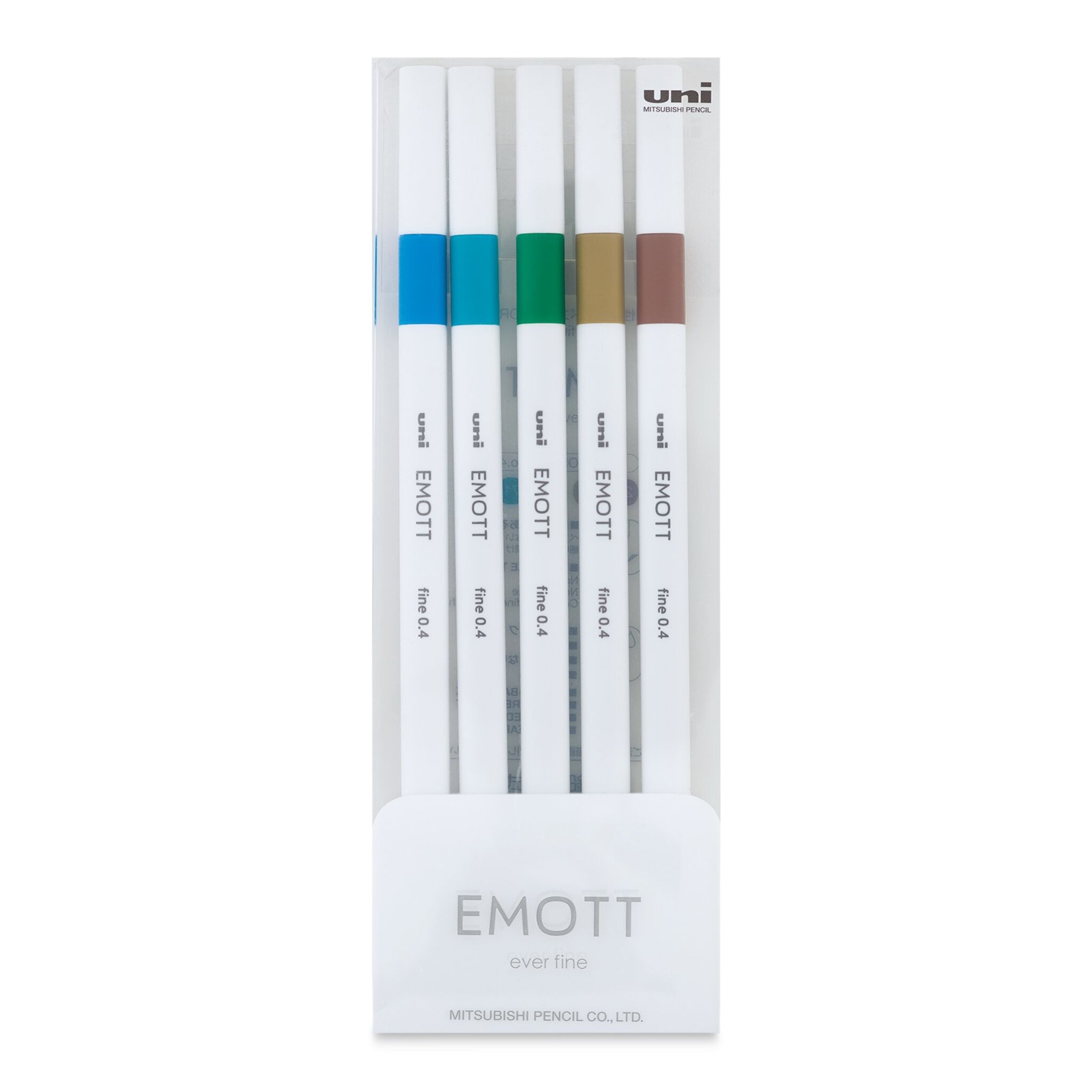 Uni Emott Fineliner Pen, Assorted Colors