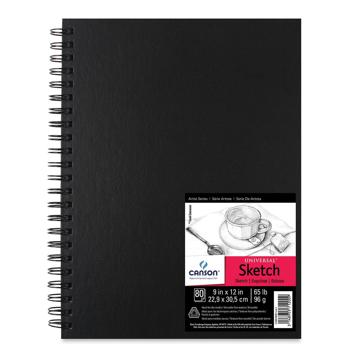Leather Sketchbook Cover Case for Sketch Pad 9 X 12 , Artist