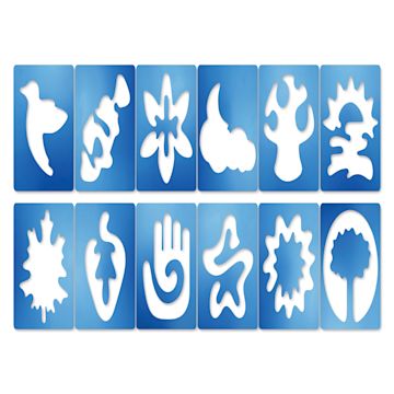 Open in modal - Roylco Jumbo Stencil Set - Mindfulness Tracers, Set of 8