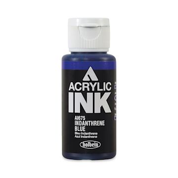 Open in modal - Holbein Acrylic Ink - Indanthrene Blue, 30 ml