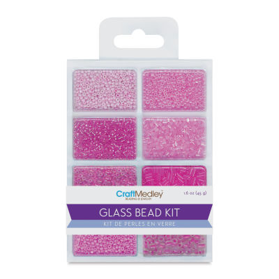 Craft Medley Glass Bead Kit - Blush