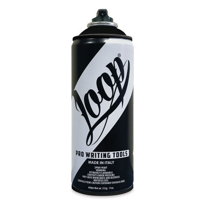Loop Colors Spray Paint - Black Matte, LP103, 400 ml