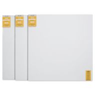 Blick Premier Stretched Cotton Canvas - Gallery Profile, Splined, 48" x 48", Pkg of 3