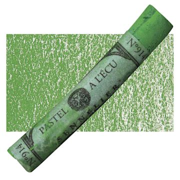 Open in modal - Sennelier Soft Pastel - Forest Green 914 pastel and swatch