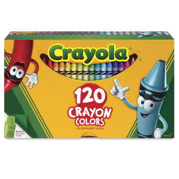 Crayola Crayons - Set of 120, front of the packaging