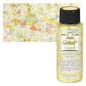 FolkArt Glitterific Pastel Paint - Pastel Yellow, 2 oz