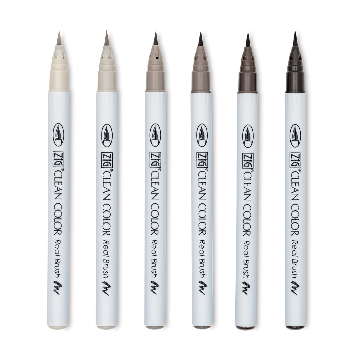 Zig Clean Color Real Brush Pen Sets – Paper Pastries