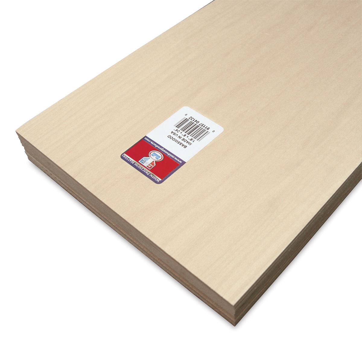 Midwest Products Genuine Basswood Sheet - 10 Sheets, 1/16 x 6 x 36