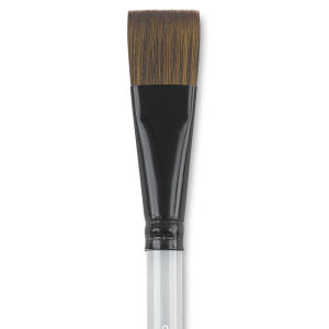 Simply Simmons Natural Synthetic Mix Brush - Flat Wash, Size 3/4" (close-up)