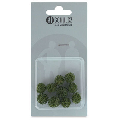 Schulcz Scale Model Foliage Spheres - Plant Foam, 13 mm, Pkg of 10 (front of package)