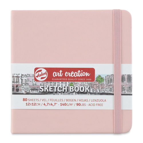 Talens Art Creations Sketchbook - Pastel Pink, 8.3 x 5.1