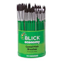 Blick Economy Camel Brush Set - Rounds, Short Handle, Set of 144