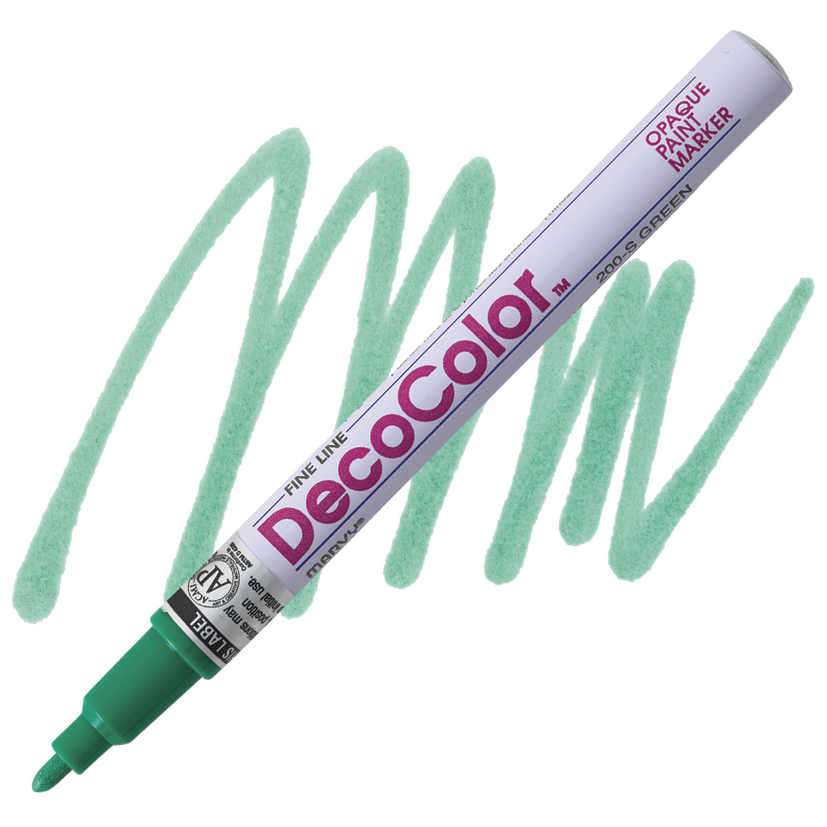 Marvy Decocolor 200 Fine Tip, Basic Set of 6
