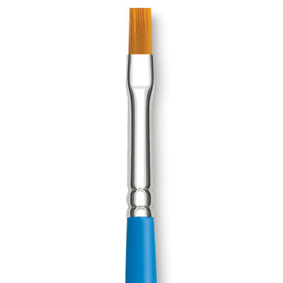 Princeton Select Synthetic Brush - Flat Shader, Short Handle, Size 4