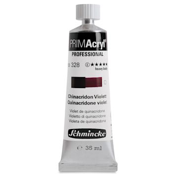 Open in modal - Schmincke Primacryl Professional Acrylic Paint - Quinacridone Violet, 35 ml Tube